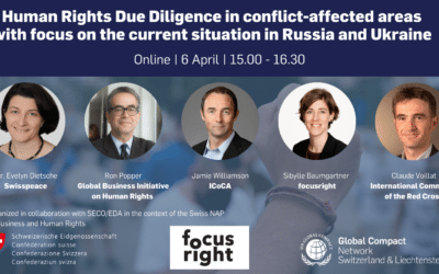 Human Rights Due Diligence in conflict-affected areas with focus on the current situation in Russia and Ukraine