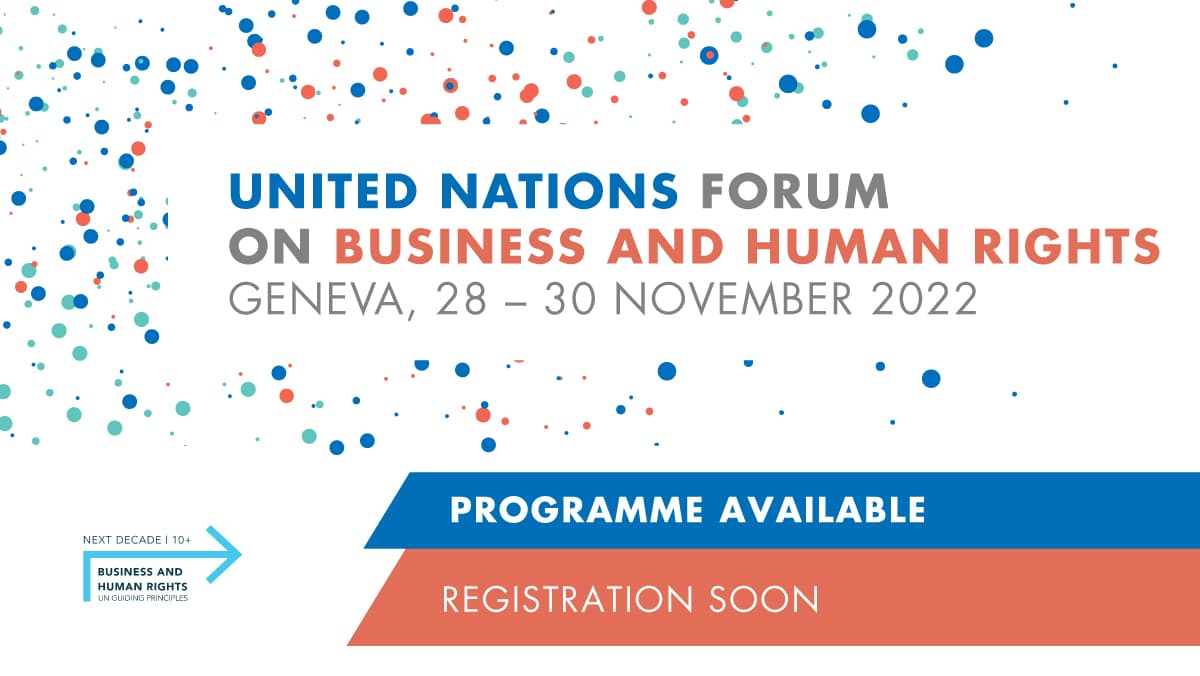 11. UN Forum zu Wirtschaft und Menschenrechten Global Compact Network