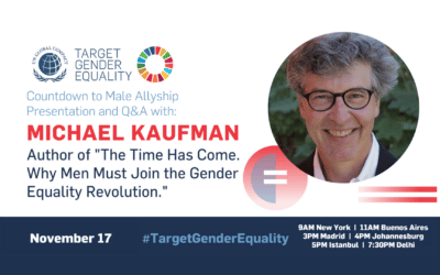 #TargetGenderEquality Global Q&A session on male allyship with Michael Kaufman