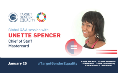 #TargetGenderEquality Global Q&A session with Unette Spencer