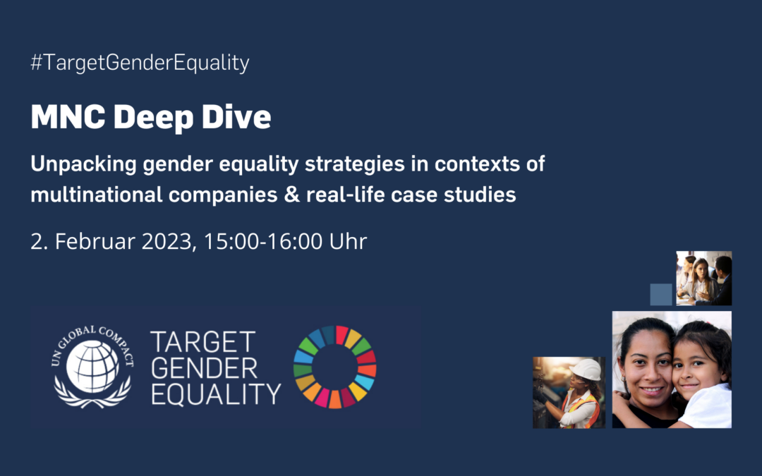 #TargetGenderEquality MNC Deep Dive