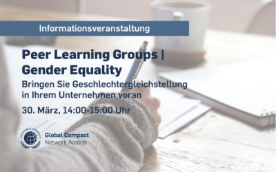 Infoveranstaltung: Peer Learning Group | Gender Equality