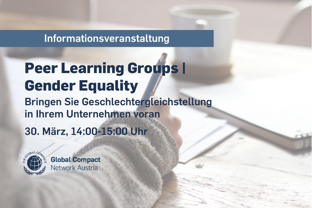 Infoveranstaltung: Peer Learning Group | Gender Equality